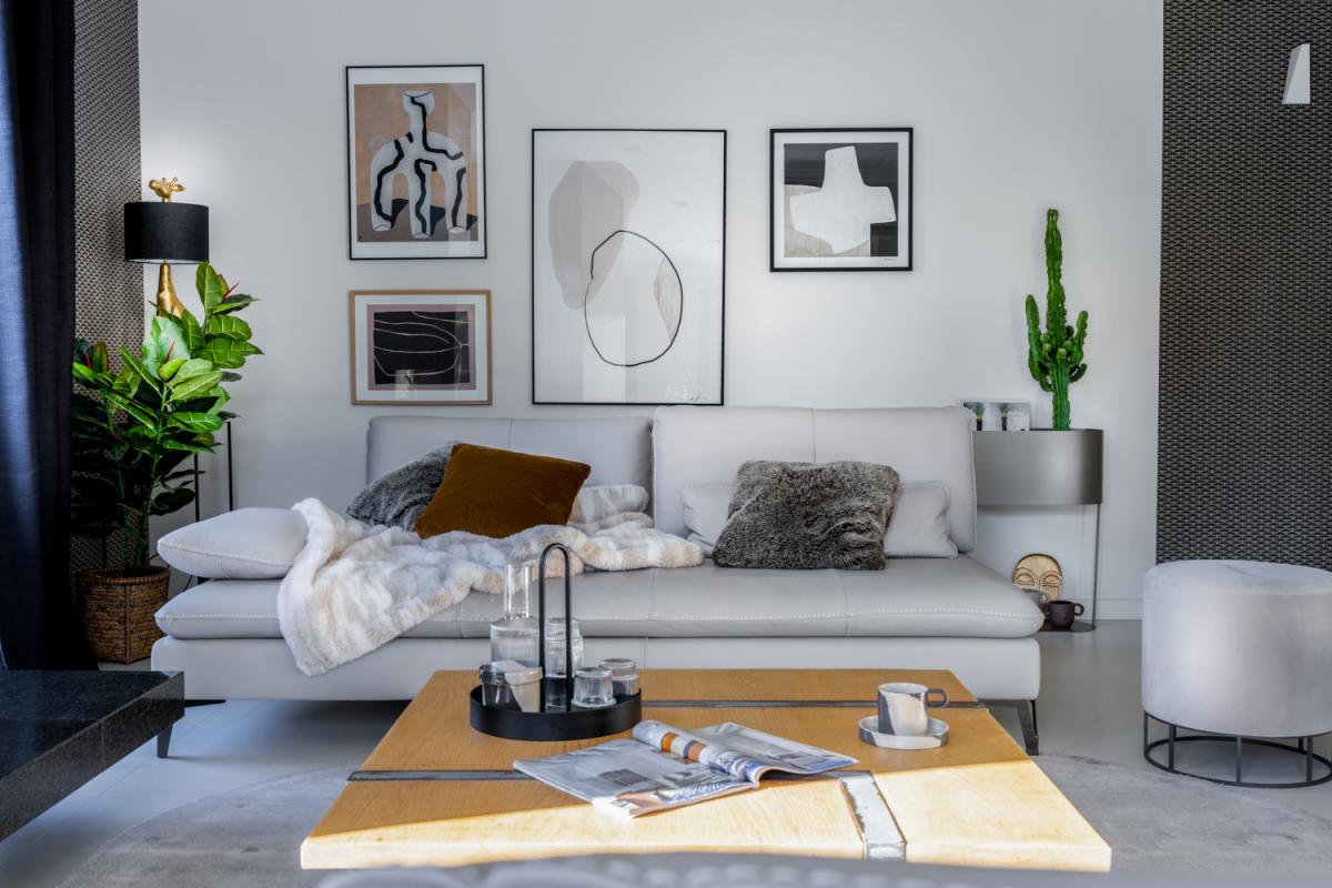 Décoration d'un salon contemporain - Design d'intérieur et ameublement